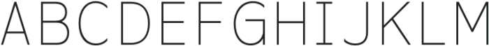 Interform Mono Light otf (300) Font UPPERCASE