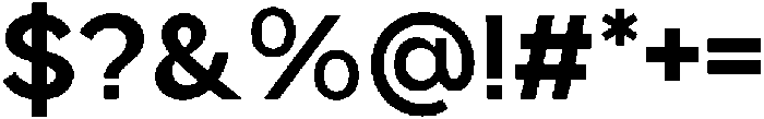 Intrade Bold otf (700) Font OTHER CHARS