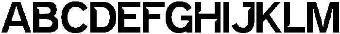 Intrade Bold otf (700) Font UPPERCASE