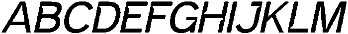 Intrade Italic otf (400) Font UPPERCASE