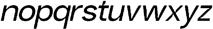 Intrade Italic otf (400) Font LOWERCASE
