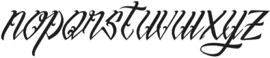 InuTattoo Script otf (400) Font LOWERCASE