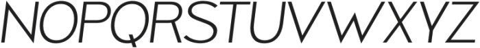 inceptum Light Italic otf (300) Font UPPERCASE