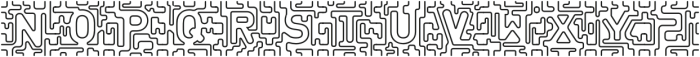 infinitylabyrinth-Regular otf (400) Font UPPERCASE
