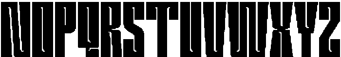 innervision Regular otf (400) Font UPPERCASE