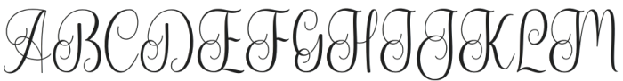 invisible script Regular otf (400) Font UPPERCASE