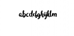 In blossom Font LOWERCASE