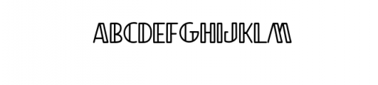 Indentia.woff Font UPPERCASE
