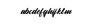 Inkinity.otf Font LOWERCASE