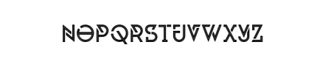 Invasible Inline.otf Font LOWERCASE