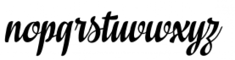 In And Out Italic Font LOWERCASE