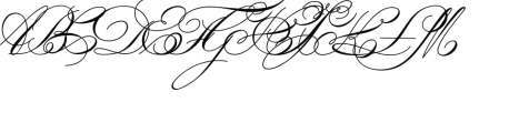 Indenture English Penman Regular Font UPPERCASE