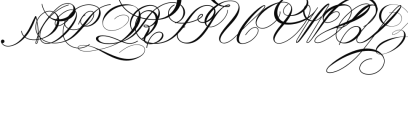 Indenture English Penman Regular Font UPPERCASE