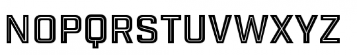 Industry Inc Inline Font LOWERCASE