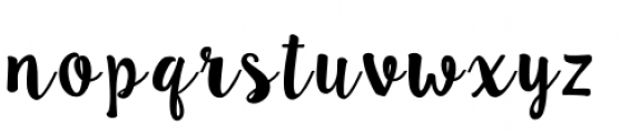 Ink Blossoms Font LOWERCASE