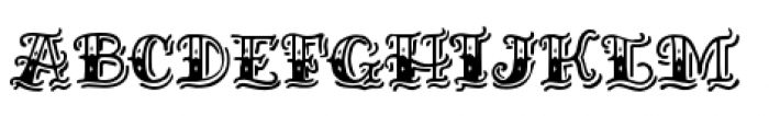 Inkheart Circus Shadow Font UPPERCASE