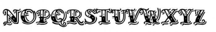 Inkheart Circus Shadow Font UPPERCASE