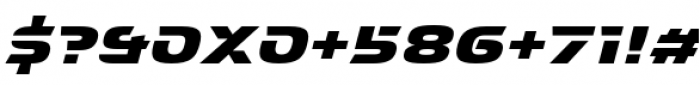 Interceptor Italic Font OTHER CHARS