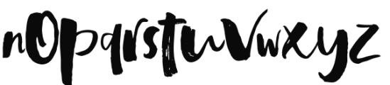 Invictus Regular Font LOWERCASE