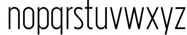 Industrial Sans Typeface 1 Font LOWERCASE