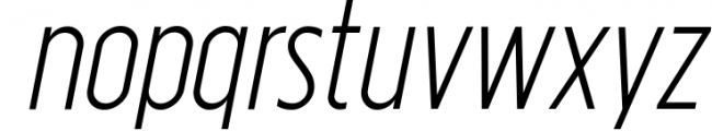 Industrial Sans Typeface 2 Font LOWERCASE