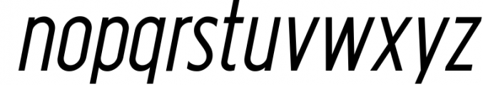 Industrial Sans Typeface 3 Font LOWERCASE