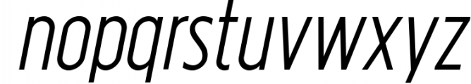 Industrial Sans Typeface 4 Font LOWERCASE