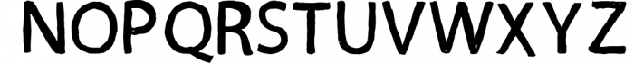 Inkotsi - Rough Sans Serif Font UPPERCASE