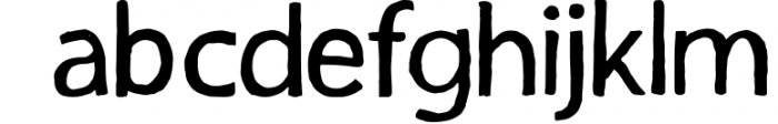 Inkotsi - Rough Sans Serif Font LOWERCASE