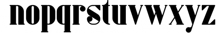 Inure - Serif Black Font LOWERCASE