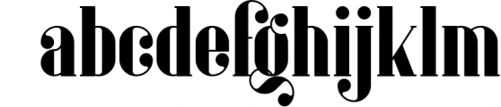 Inure - Serif Bold Font LOWERCASE