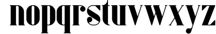 Inure - Serif Bold Font LOWERCASE