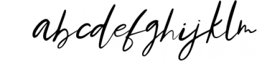 Inverness Signature Script Font LOWERCASE