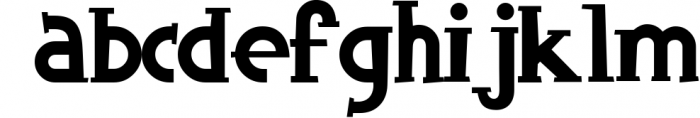 Inversus  a slab serif display font Font LOWERCASE