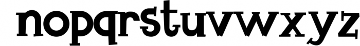 Inversus  a slab serif display font Font LOWERCASE