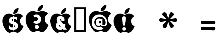 IN APPLE Font OTHER CHARS