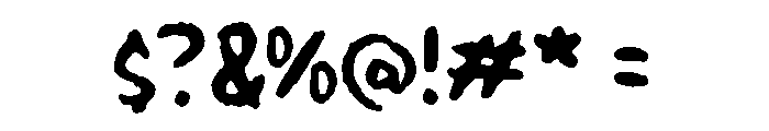 INGUSAN Font OTHER CHARS
