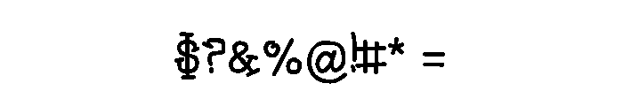 INI BUDI Font OTHER CHARS