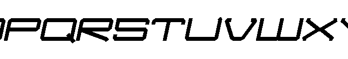 INSQUARE Italic Font LOWERCASE