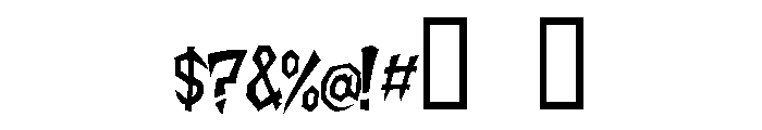 INVADER2 Font OTHER CHARS