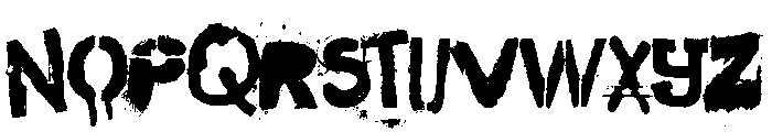 In the streets of Europe Font UPPERCASE
