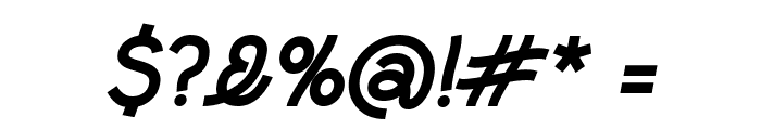 InColhua Bold Italic Font OTHER CHARS