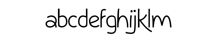 InColhua Light Font LOWERCASE