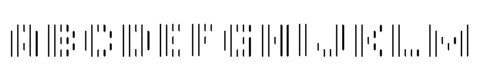 InMono-Regular Font UPPERCASE