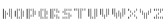 InMono-Regular Font LOWERCASE