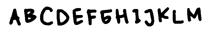 Inasfont Regular Font UPPERCASE