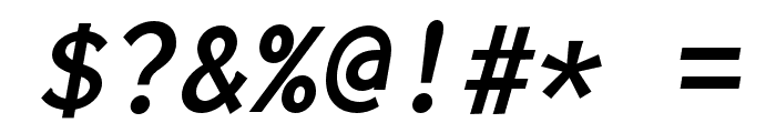 Inconsolata LGC Markup Bold Italic Font OTHER CHARS