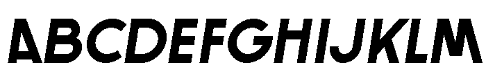 Independent Designer Italic Font UPPERCASE