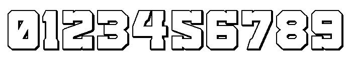 Indian Steeds 3D Font OTHER CHARS
