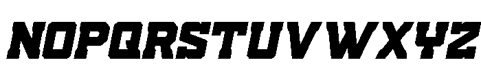 Indian Steeds Compact Italic Font UPPERCASE